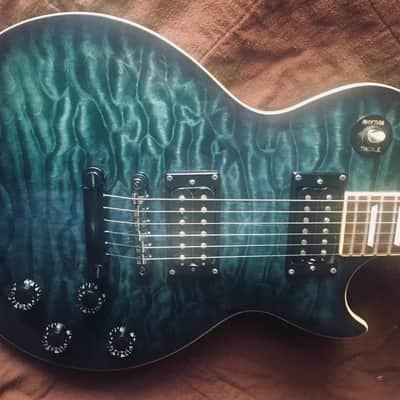 Epiphone Les Paul Quilt Pro Ltd Ed 1999 Aqua Burst image 3