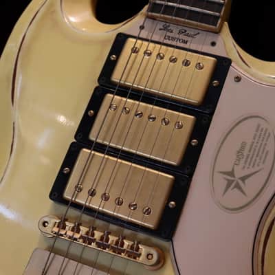 Gibson Custom shop 1963 Lespaul SG Custom Maestro Vibrola 2010 Classic White image 5