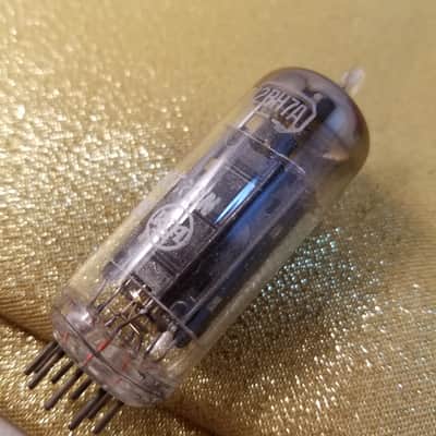 RCA 12BH7A tNOS AT1000 TESTED Vacuum Tube black plate 12BH7 dual triode 1952-1961 image 12