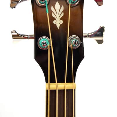 Ibanez AEB10E-DVS – 4 String Acoustic/Electric Bass 2025 - Dark Violin Sunbusrt image 3