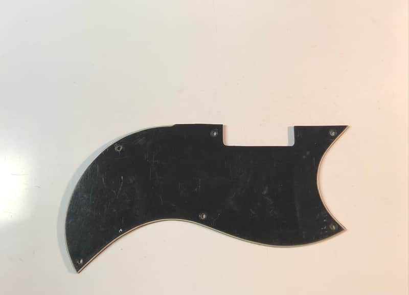 Vintage MIJ Tokai SGB-48 Bass 3-Ply Pickguard - Black image 1
