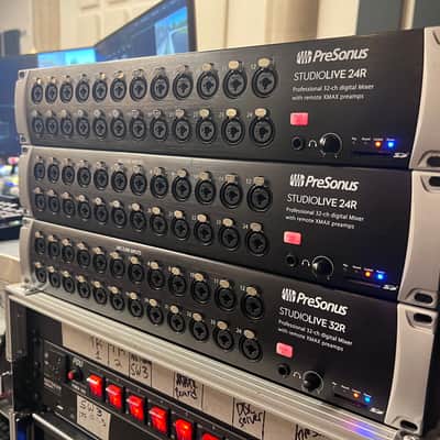 PreSonus StudioLive 24R 24-Channel Rackmount Digital Mixer 2017 - Present - Black image 3