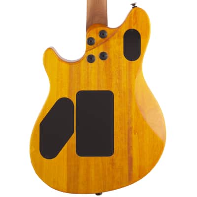 EVH Wolfgang WG Standard QM - Baked Maple Fingerboard, Transparent Amber image 3