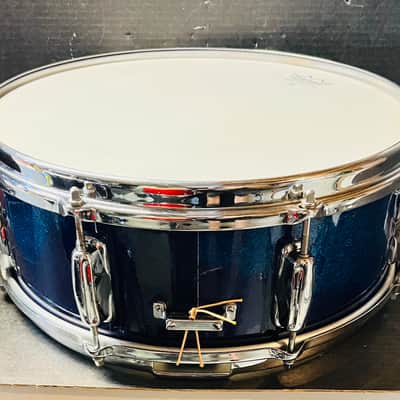 Slingerland 14x5” Hollywood Ace Snare Drum 1962 - Blue Sparkle image 4