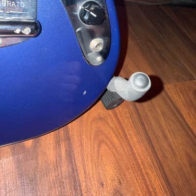 Fender Kurt Cobain Mustang 2012 - 2013 Dark Lake Placid Blue with Stripe image 8