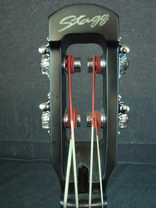 Stagg HDB-200 Electric Upright Bass W/Carrying Bag | Reverb