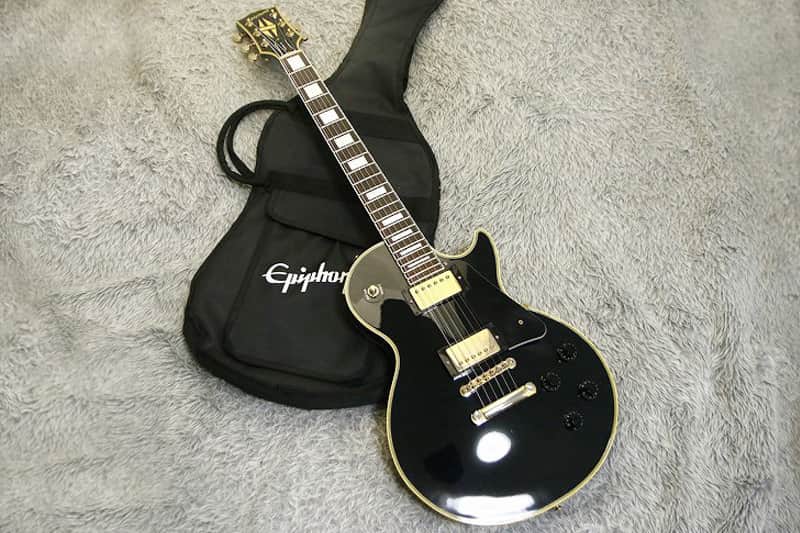 Rare Model Epiphone Japan Les Paul Custom LQ ALL Lacquer | Reverb