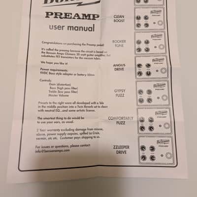 Rare Benson Amps Preamp - Palen Pink image 10