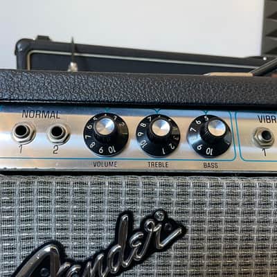 Fender Deluxe Reverb Silverface Vintage Blackfaced orig. Speaker image 2