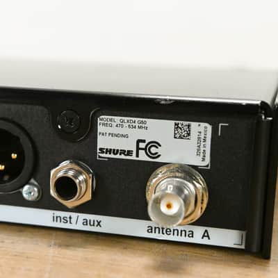 Shure QLXD24/KSM9HS Digital Handheld Wireless System - G50 Band (NO PSU) CG015PC image 9