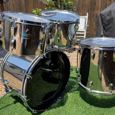 Ludwig Stainless Steel Big Beat 1970s image 5