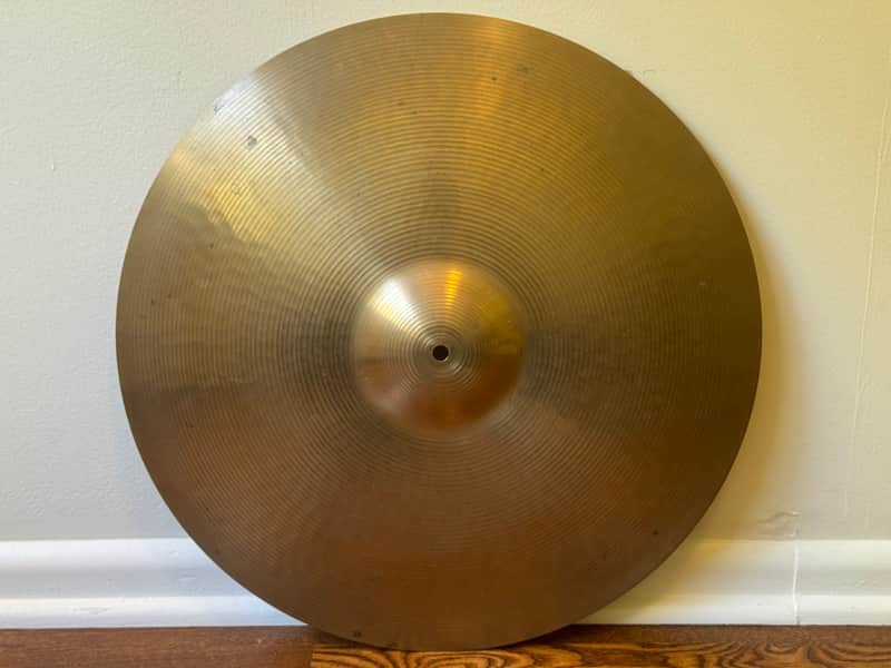 Paiste 20" Formula 602 "Pre-Serial" Medium Ride Cymbal 1965 - 1971 - VIDEO