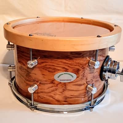 MARTIAL PERCUSSION BUBINGA/MAPLE/BUBINGA 7 PC. DRUM KIT SHELL PACK - FREE SHIP TO C-USA! image 12