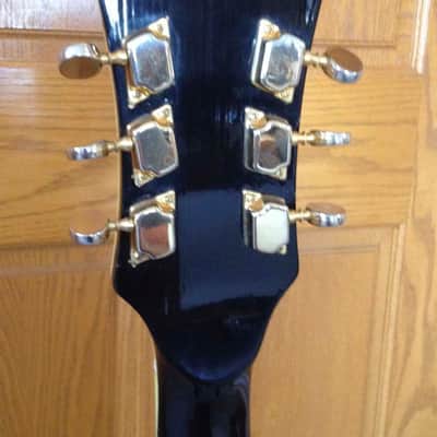Crown Les Paul Custom 70's Black Made in Japan image 11