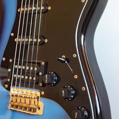 Used Yamaha ST535RX 80s MIJ Strat HSS Blueburst image 9