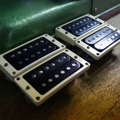 Wizz Pickups Premium Clone PAF Aged Nickel Covers image 9