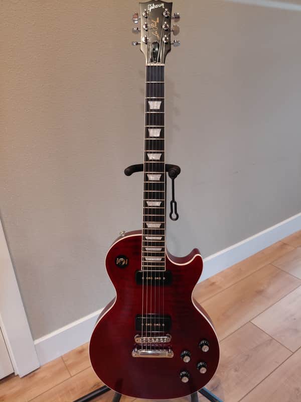 Gibson Les Paul Classic Player Plus 2018 Wine Red Vintage image 1
