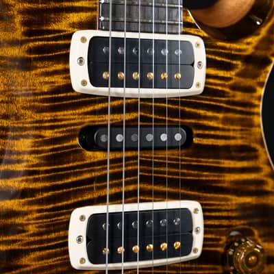 PRS Modern Eagle V Yellow Tiger 10-Top image 4