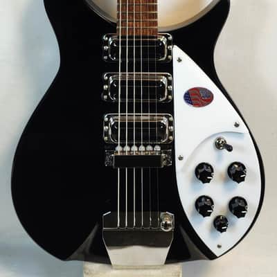 Rickenbacker 325C64 Jet Glo Miami, 3 Toaster Pickups, w/Vibrato, Short Scale, HSC image 10