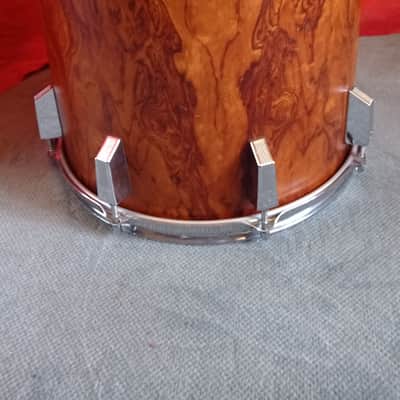 Sonor Signature 14"x14" Heavy Bubinga Rack Tom — 1983 (Date Code 300) — 100% Original image 3