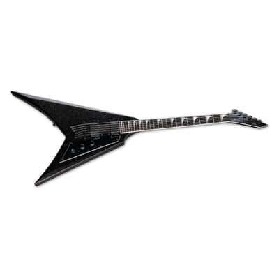 ESP KH-V Kirk Hammett Signature Series 6-String Electric Guitar with Macassar Ebony Fingerboard, Includes Deluxe Hardshell Case (Right-Handed, Black Sparkle) image 3