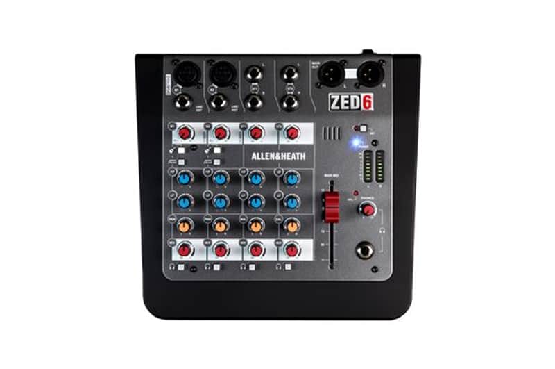 Allen And Heath Zed-6 Compact 6-Channel Analogue Mixer image 1