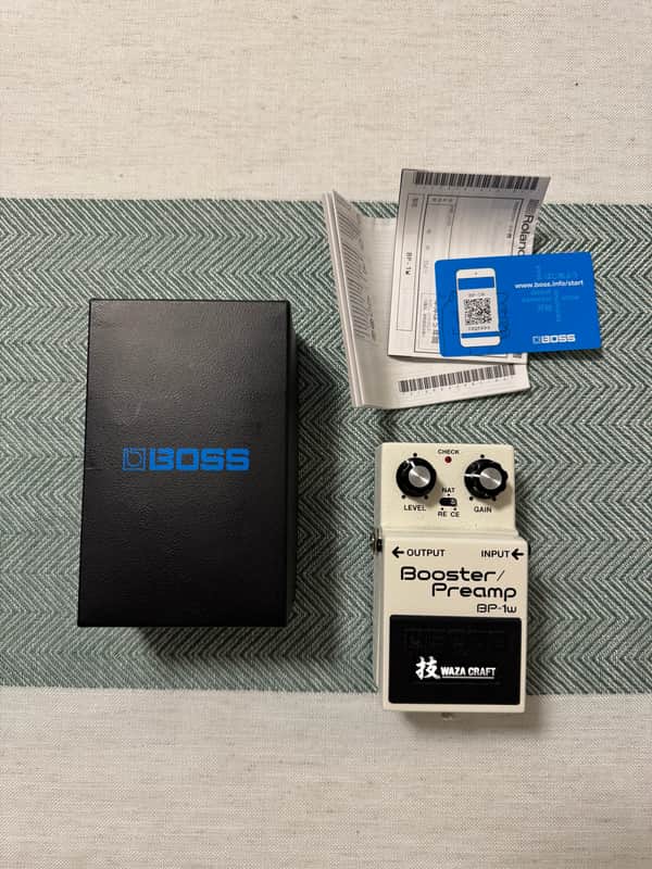 Boss BP-1W Booster / Preamp Waza Craft 2023 - Present - White image 1
