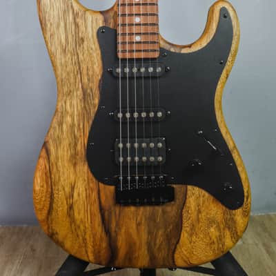 2015 Schecter USA Custom Shop Dream Machine II Natural Satin Black Limba HSS #15-02005 image 1