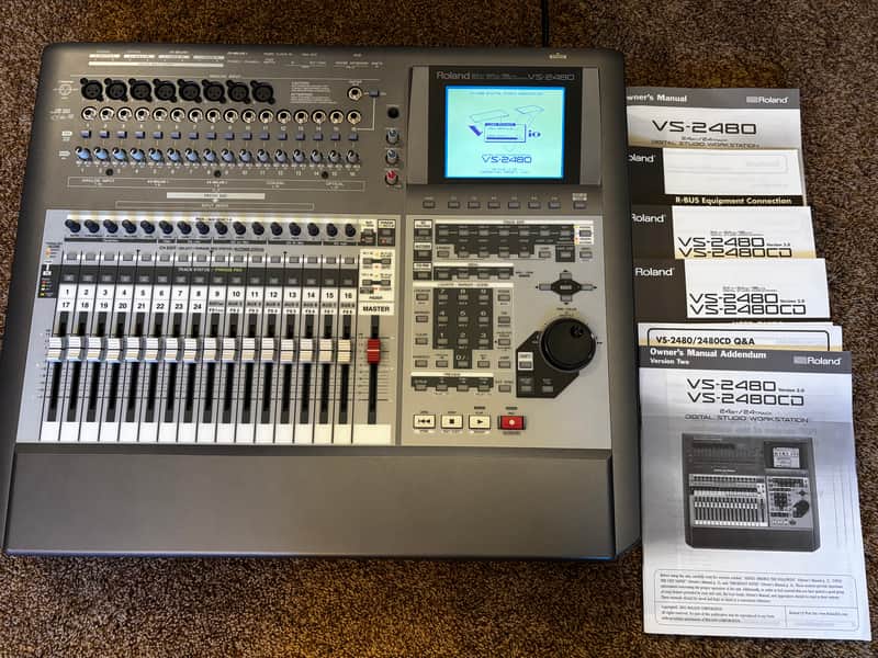 Roland VS-2480DVD LOADED w 4x VS8F-2 effects cards - 80gb HD cd vs 2480 image 1