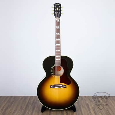 Gibson J 185 Original Acoustic Electric Guitar Vintage Sunburst image 3