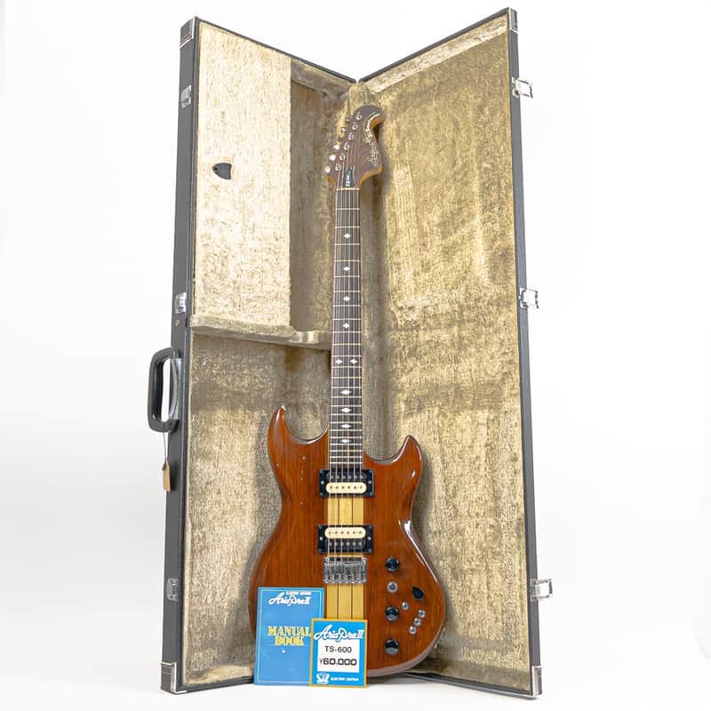 Aria Pro II TS-600 Tri-Sound Series Natural w/ Neck-Thru