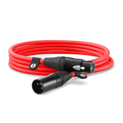 Rode XLR Male to XLR Female Cable (9.8', Red) image 1