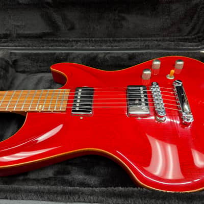 MJ (Mark Johnson) Mirage 1995 – Cherry Red – New Old Stock / Unplayed – USA Boutique – OHSC image 2