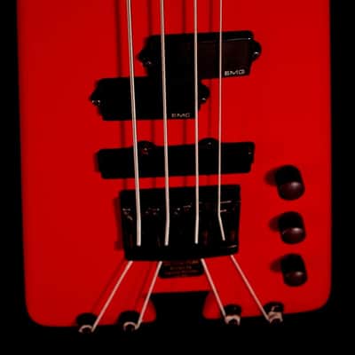 Warwick Nobby Meidel Bass 1985 Red. Headless. Extremely Rare. Few built in this color image 8