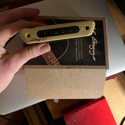 LR Baggs M80 Acoustic Guitar Soundhole Pickup 2010s - White image 3