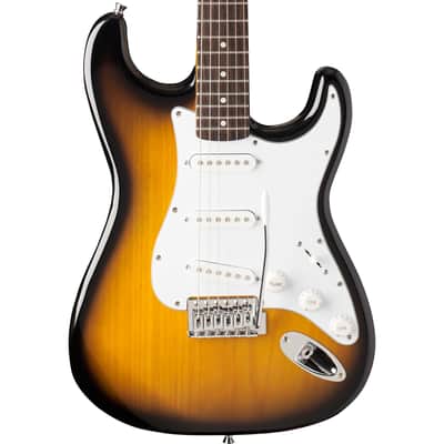 Oscar Schmidt OS-300-TS Double Cutaway Solid-Body Electric Guitar, Tobacco Sunburst image 2