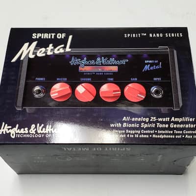 Hughes & Kettner Spirit Nano Spirit of Metal 25-Watt Mini Guitar Amp Head - Black image 1