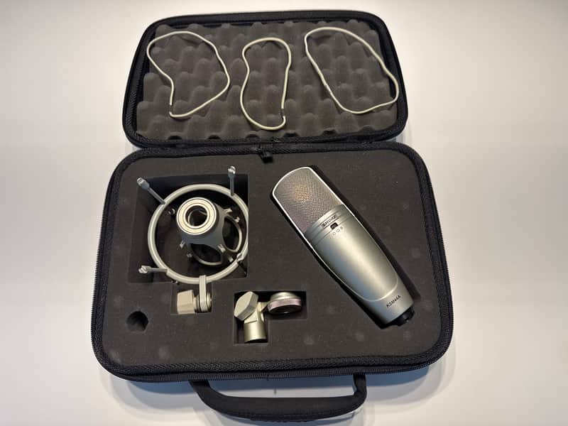 Like-new — 2 of 2 — Shure KSM44A (with shockmount and original case) Large Diaphragm Multipattern Condenser Microphone - Nickel image 1