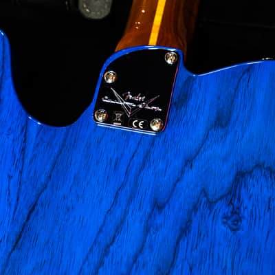 Fender CS American Custom Tele NOS 1-P R3AF MN SBT 2025 - Sapphire Blue Transparent image 18