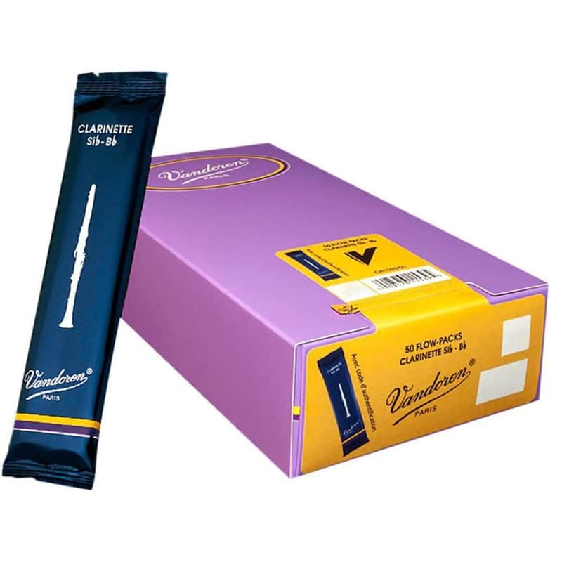 Vandoren Bb Clarinet Traditional Reeds Strength 3.5, Box of 50 image 1