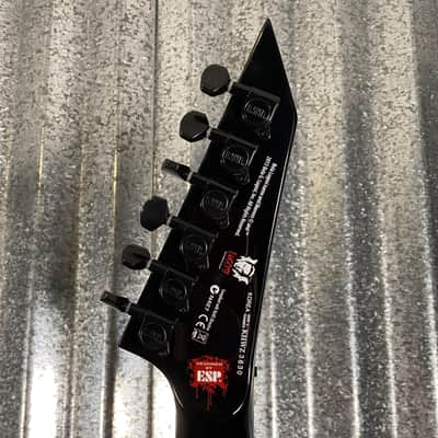 ESP LTD KH-WZ Kirk Hammett White Zombie Graphic EMG Guitar & Case LKHWZ #3630 Used image 7