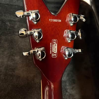 DEAN V 79 Trans Brazilia electric GUITAR w/ Hard Case Flame Maple NEW image 5