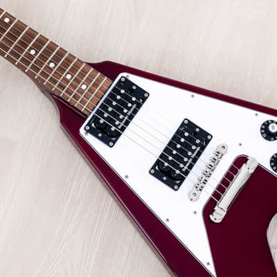 2014 Edwards by ESP E-FV-120D Flying V Cherry Red w/ Seymour Duncan, Hangtags image 7