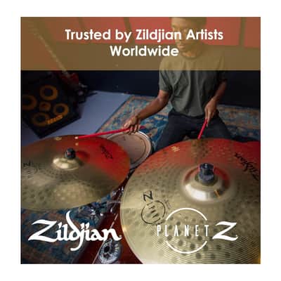 Zildjian Planet Z 14 Inch Hi-Hat Cymbals Pair image 5