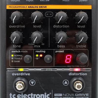 TC Electronic NDR-1 Nova Drive With Original Box Power Supply Guitar Effect Pedal 9293997 image 2