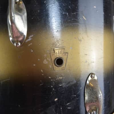 WFL 13" Zephyr Tom Drum with Bass Drum Clip on Mounting Bracket Calfskin Heads image 2