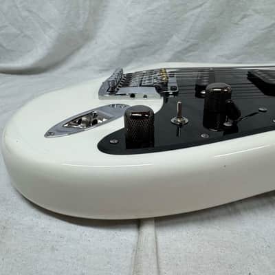 Fender American Performer Stratocaster Guitar with Rexylab Ultimate Strat upgrades/mods + Case 2023 - Arctic White / Rosewood fingerboard image 17