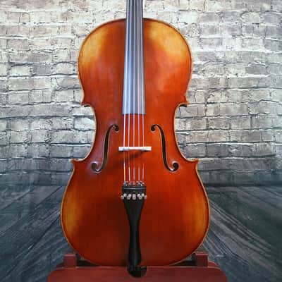 Professional song maestro 5 Strings Cello 4/4, Stradivarius Model. Good Sound , Beautiful Cello image 2