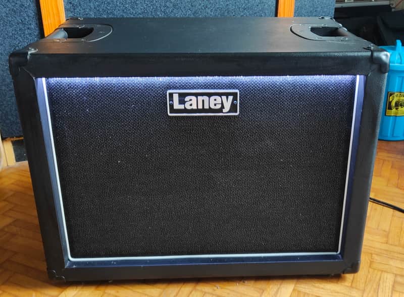 Laney LFR-112 Full Range 1x12" 200-Watt Active Guitar Cabinet 2018 - Black image 1