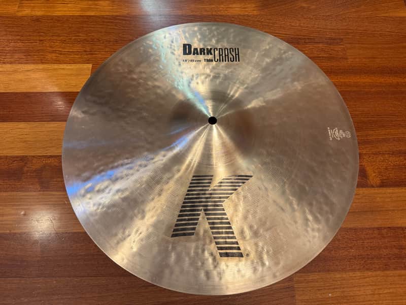 Zildjian 18" K Series Dark Thin Crash Cymbal 1993 - Present - Traditional image 1
